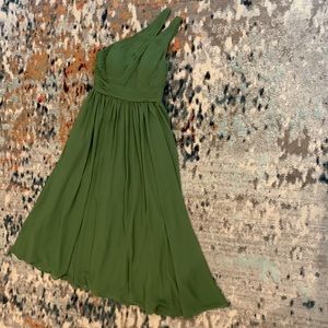 Azazie one shoulder dress